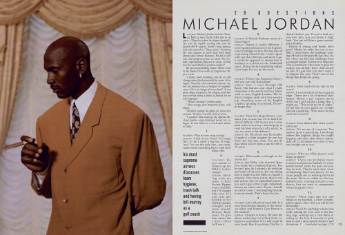 20 Questions: Michael Jordan